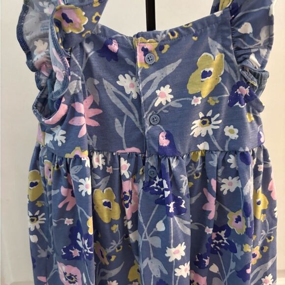 Carter's Floral Blue Dress W/ Bloomers Sz 24 Months - Picture 4 of 5